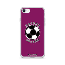 Load image into Gallery viewer, Soccer iPhone Case (Pink 6)
