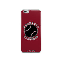 Load image into Gallery viewer, Baseball iPhone Case (Red 2)