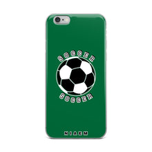 Load image into Gallery viewer, Soccer iPhone Case (Green 1)