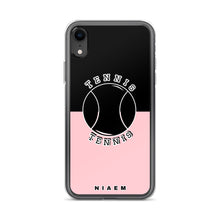 Load image into Gallery viewer, Tennis iPhone Case (Black &amp; Pink 3)
