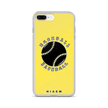 Load image into Gallery viewer, Baseball iPhone Case (Yellow 1)