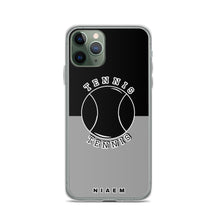 Load image into Gallery viewer, Tennis iPhone Case (Black &amp; Grey 1)