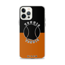 Load image into Gallery viewer, Tennis iPhone Case (Black &amp; Brown 1)
