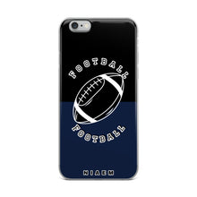 Load image into Gallery viewer, American Football iPhone Case (Black &amp; Navy)